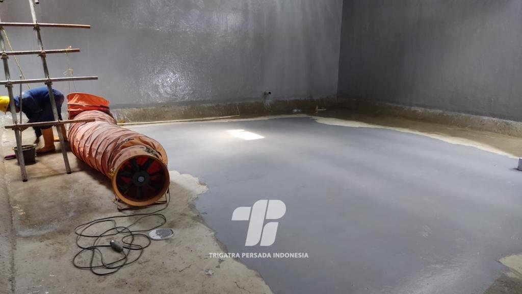 Construction chemical application photo